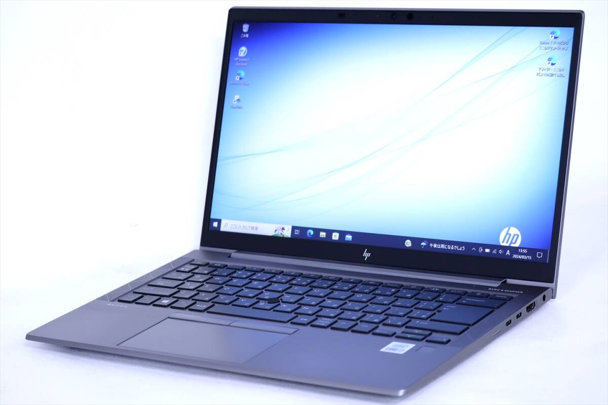 【1円～】第10世代Corei7搭載ワークステーション！HP ZBook Firefly 14 G7 i7-10510U 16G 512G QuadroP520-4G 14FHD Win10 Thunderbolt4_画像1