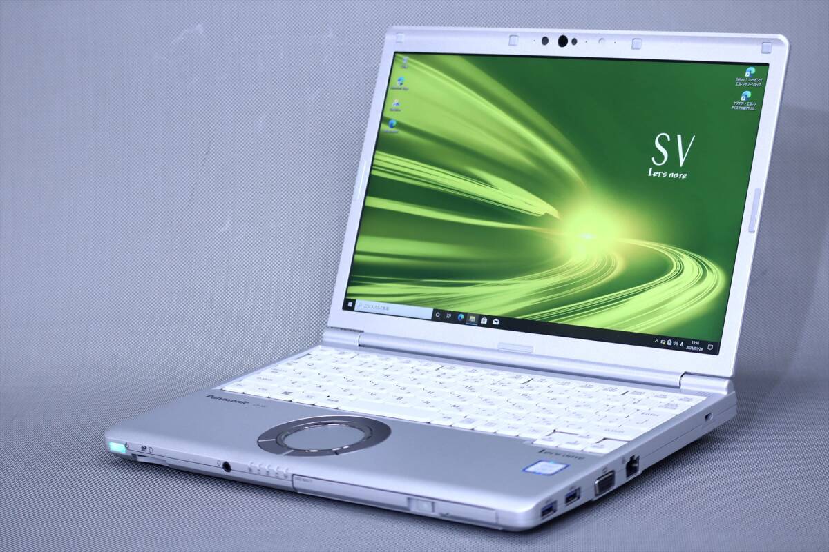【即配】累積1350時間!DVD搭載モデル!Let's note CF-SV7 i5-8250U RAM8G SSD256G 12.1WUXGA Win10リカバリ