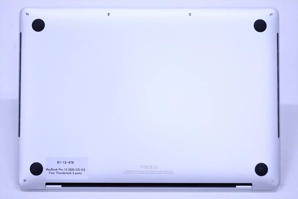 【即配】使用感少！使用感少！2020年モデル 贅沢スペック搭載！バッテリー良好！MacBook Pro 13 i5-1038NG7 RAM16G SSD512G OS 14 Sonomaの画像6