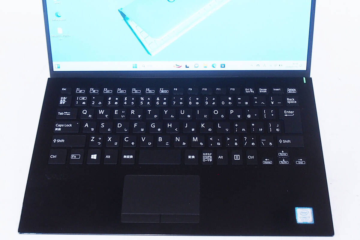 【1円～】Corei7 Win11Pro Office2021 軽量薄型 日本製 VAIO Pro PK VJPK11C11N i7-8565U RAM16GB SSD256GB 14型FHD カメラ Type-C_画像3