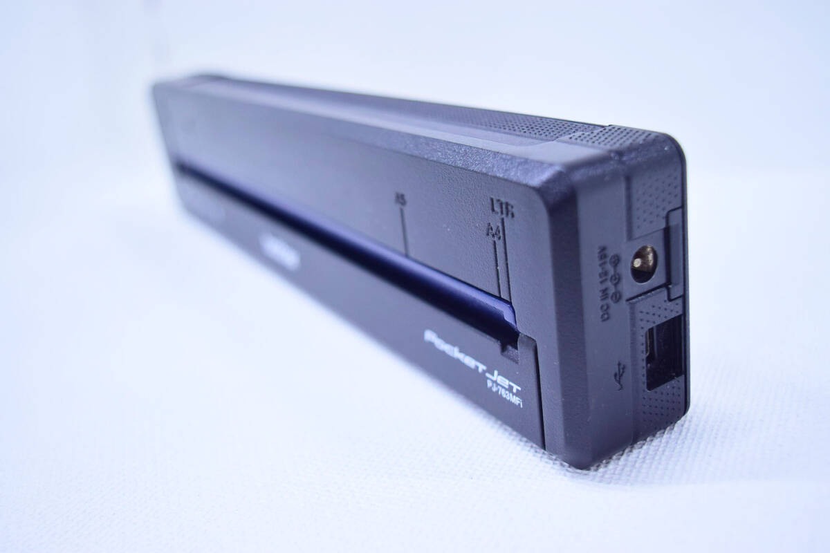 【即配】超小型610gバッテリー駆動モバイルA4プリンタ！PocketJet PJ-763MFi Bluetooth接続対応 A4 サーマル印刷方式_画像3