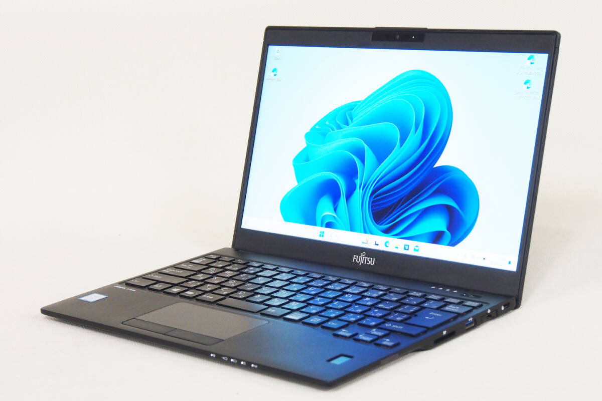 【即配】バッテリー良好 Corei7セレクト上位個体 Win11Pro 極軽極薄 LIFEBOOK U939/B i7-8665U RAM16G SSD256G 13.3型FHD 顔認証_画像1