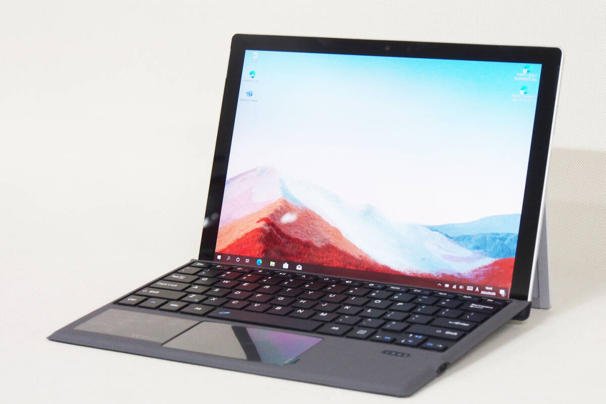 【即配】バッテリー良 11世代CPU Surface Pro 7+ i5-1135G7 RAM8G SSD128G 12.3型PixelSense Wi-Fi6 Win10リカバリ 新品キーボード追加可