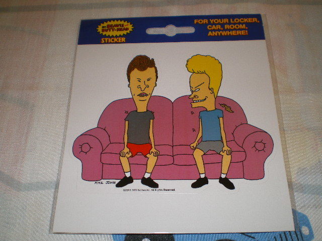 ◆即決送料込み◆新品未使用◆ビーバス&バットヘッド ステッカー③◆Beavis&ButtHeadMTVアメコミ_画像1