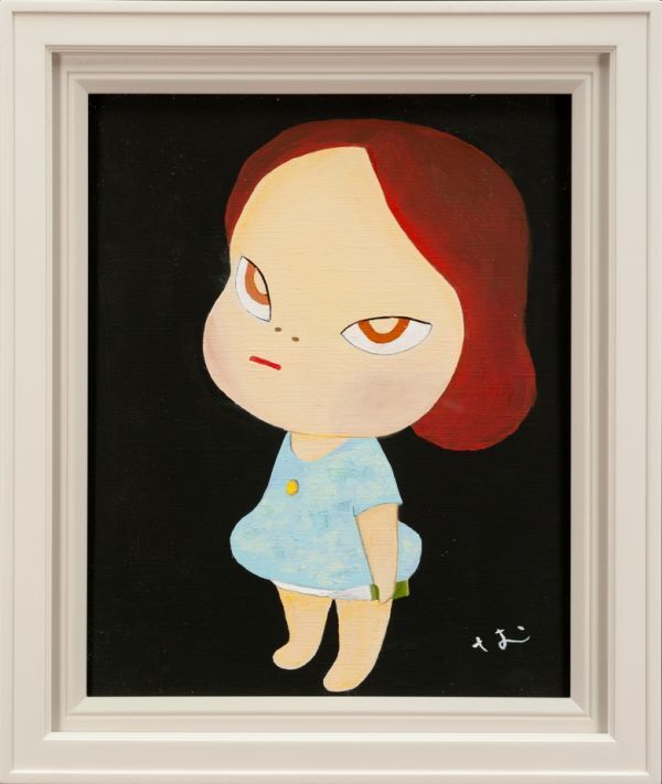Yahoo!オークション - 奈良美智 油絵+ブラックライト発光絵の具 Yahoo!オークション - 奈良美智 油絵+ブラックライト発光絵の具