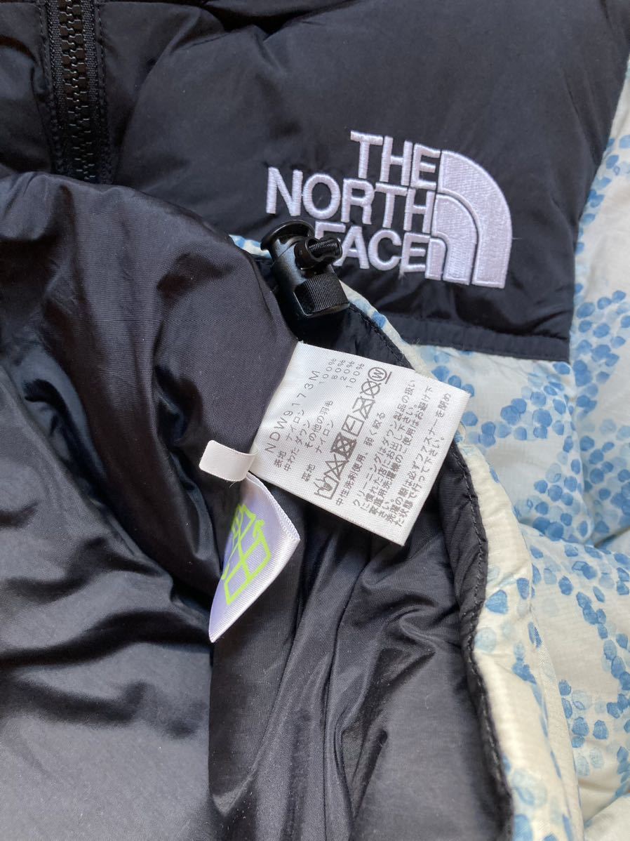 ミナペルホネン×ノースフェイスtree dots NUPTSE jacketヌプシダウンジャケットSサイズmina perhonen THE NORTH FACE_画像7