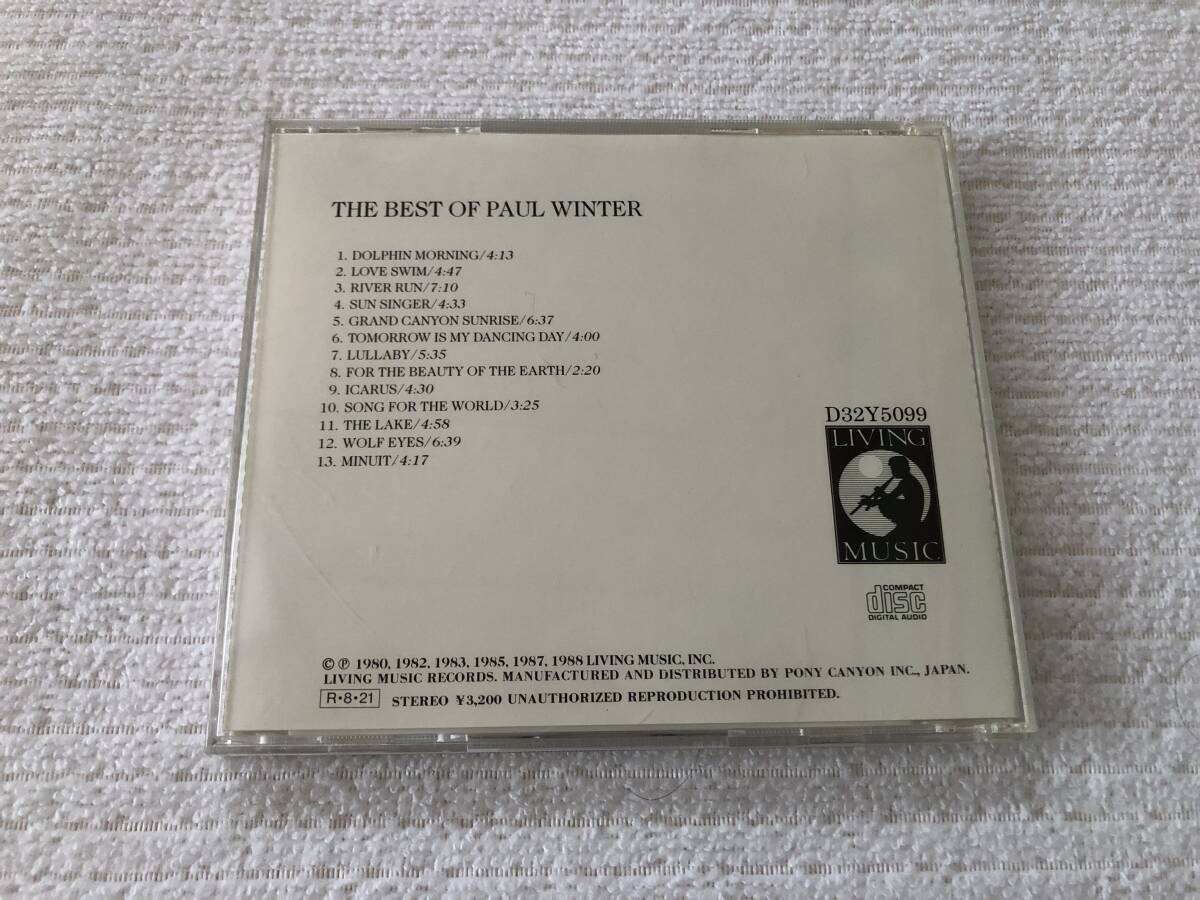 CD　　Paul Winter　　ポール・ウィンター　　『THE BEST OF Paul Winter』　　D32Y-5099_画像2