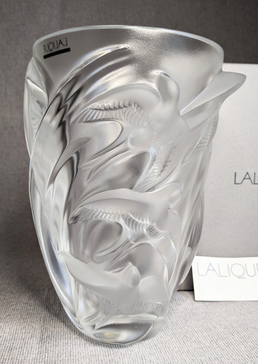 *LALIQUE цветок основа ваза 24cm интерьер lalik