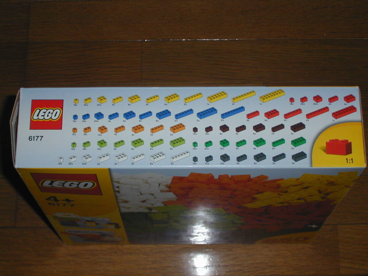 【中古】 LEGO レゴ 6177 [基本セット 基本ブロック(XL) 4歳以上] 、「基礎板 緑」1枚おまけ_画像3