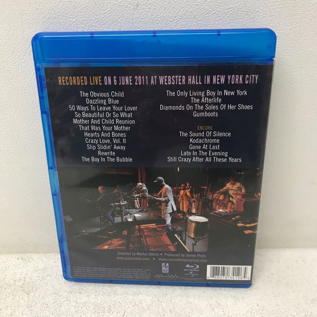 I0308B3 PAUL SIMON ポール・サイモン LIVE IN NEW YORK CITY Blu-ray ブルーレイ セル版 輸入盤 ユニバーサル 音楽 洋楽の画像2