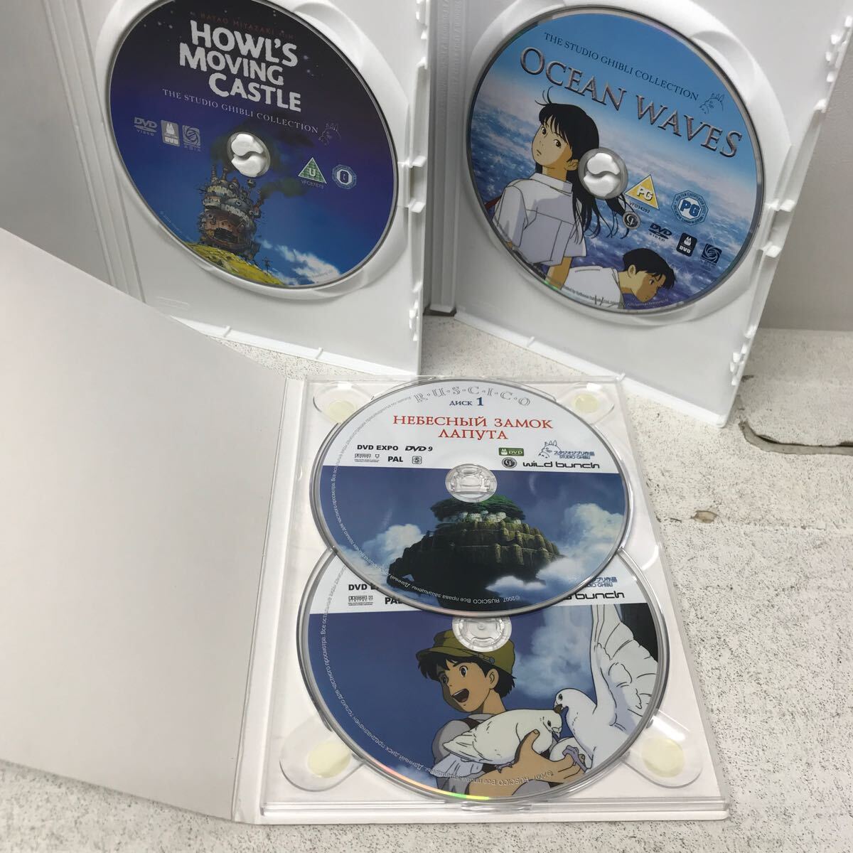 I0322A3 まとめ★未開封あり ジブリ DVD 7巻セット 海外輸入盤 (国内再生不可) / となりのトトロ / 平成たぬき合戦ぽんぽこ 他の画像4