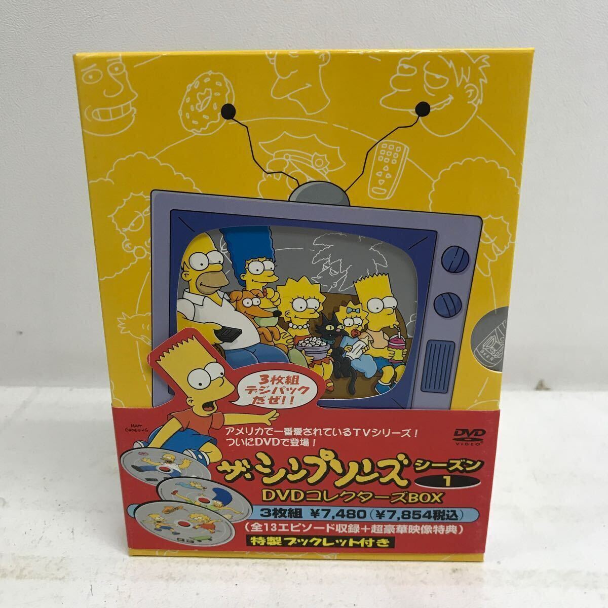 I0321A3 ザ・シンプソンズ シーズン1 THE SIMPSONS DVD コレクターズ BOX 3枚組 帯付き セル版 THE COMPLETE FIRST SEASON 海外アニメの画像1