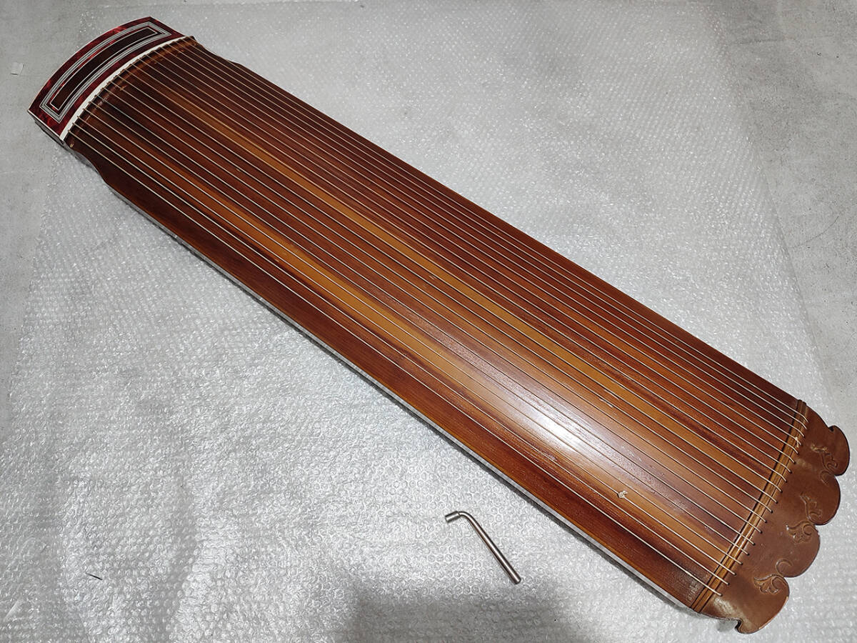 北朝鮮製 カヤグム 伽耶琴 1987年製 19弦 レア！ 平壌楽器工場