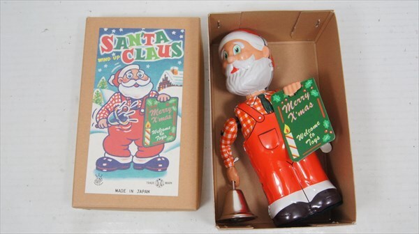  игрушки Club / солнечный свет игрушка Santa Claus /SAN\'TA CLAUS переиздание zen мой тип жестяная пластина с коробкой сделано в Японии Рождество с коробкой смешанные товары 