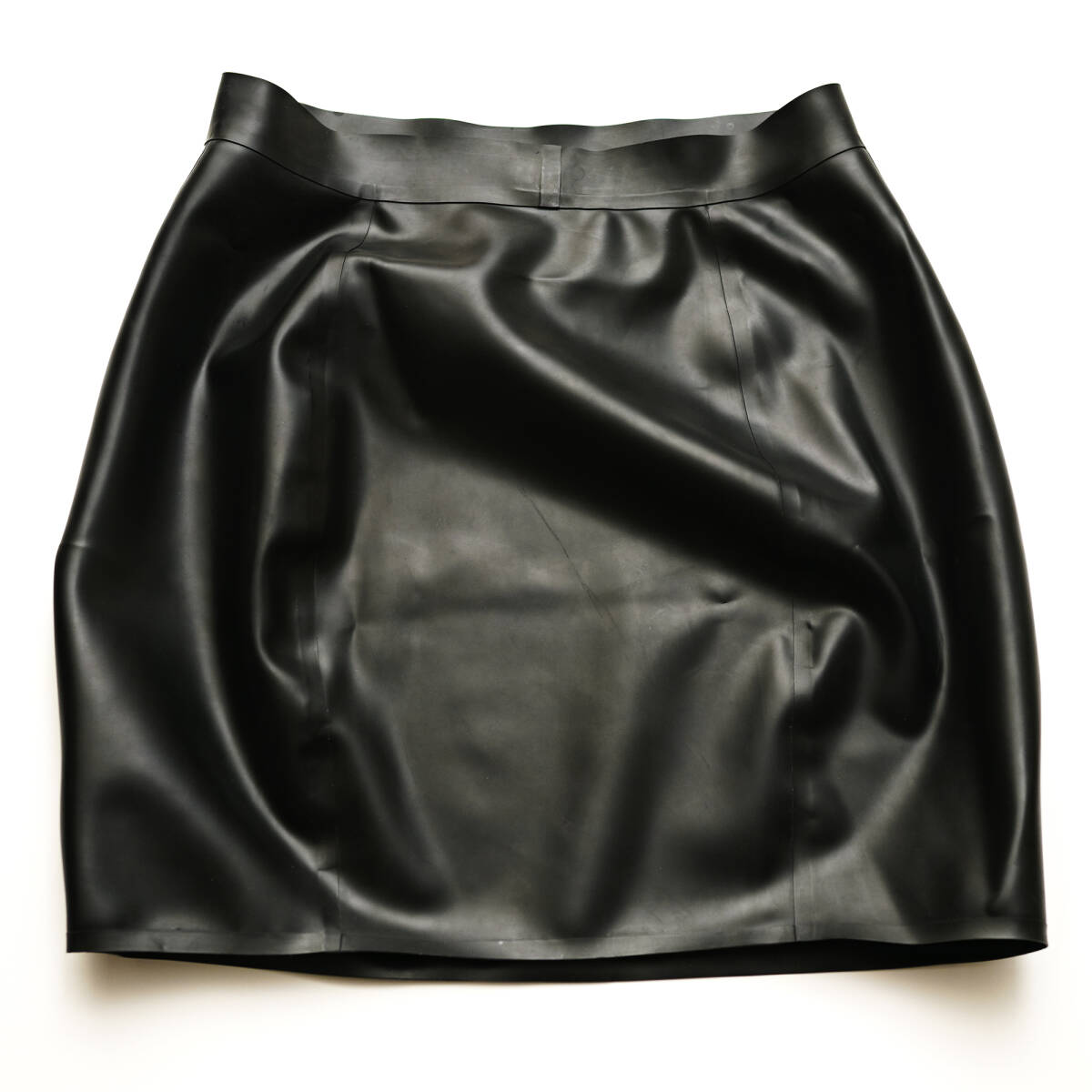 simon-o Sexy Latex Mini Skirt　ラバーミニスカート　0.4mmラテックス　ブラック