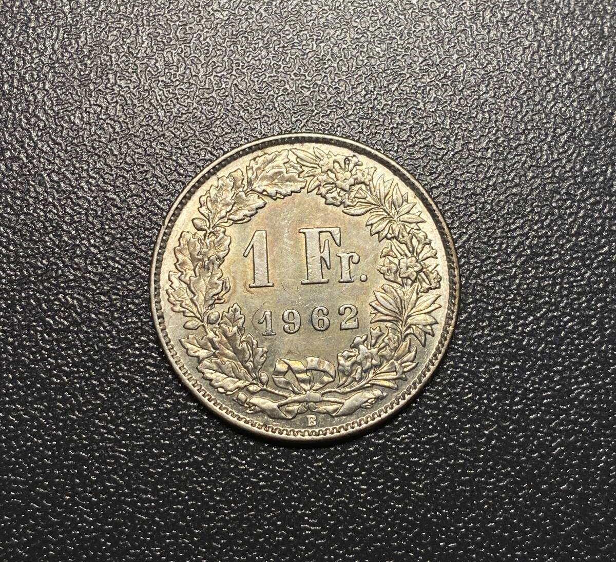 1962スイス1フラン銀貨　極美品　コイン　硬貨　古銭　美品　レア_画像2