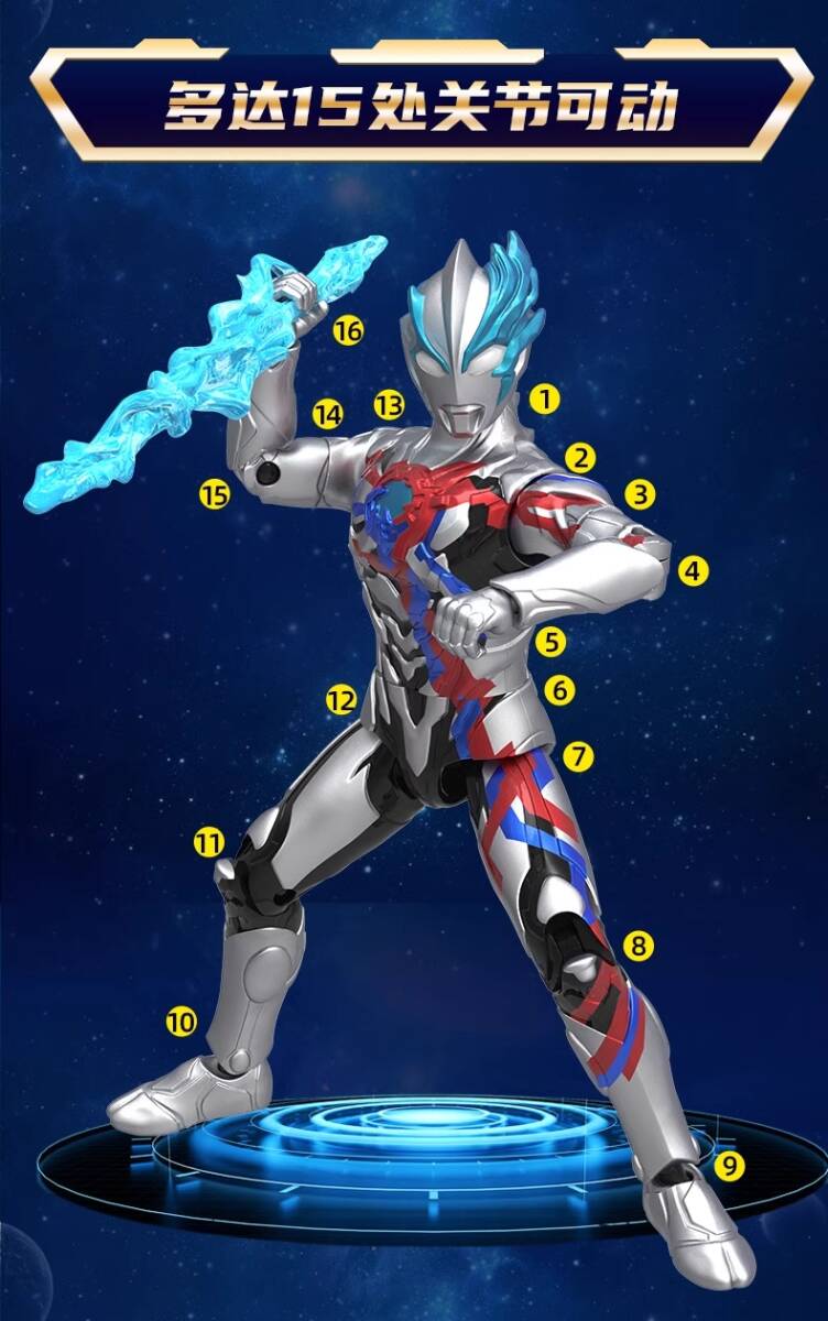 中国販売品 ウルトラマン 可動フィギュア (ブレーザー 中国販売品 ウルトラマン 可動フィギュア (ブレーザー
