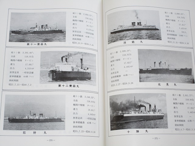 航跡　青函連絡船70年のあゆみ / 国鉄　青函船舶鉄道管理局【非売品】_画像6