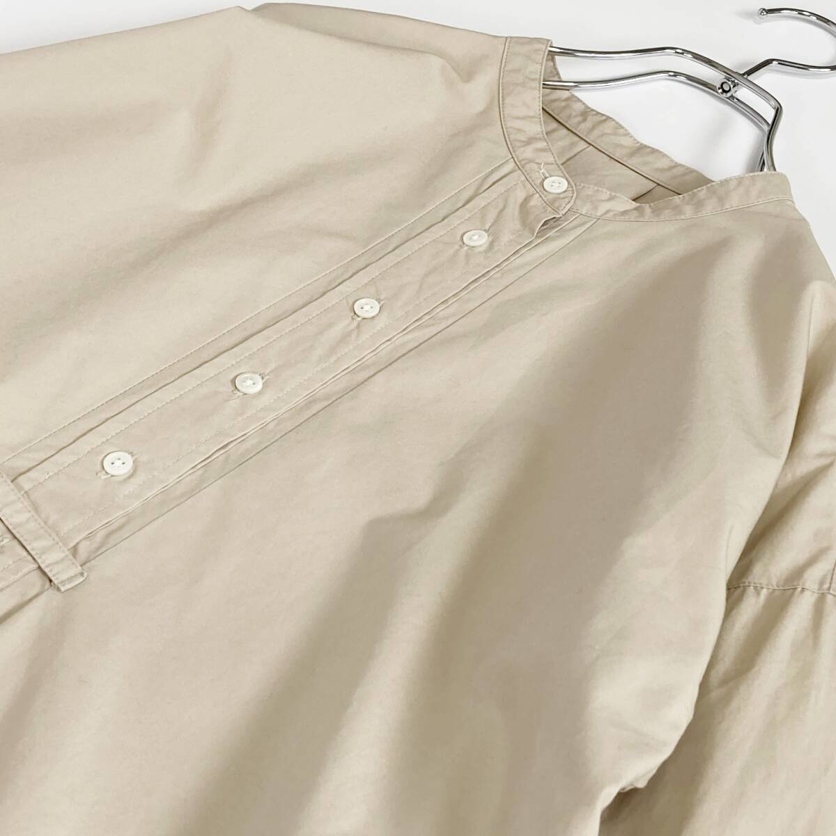  beautiful goods URBAN RESEARCH Urban Research beige Skipper shirt One-piece 