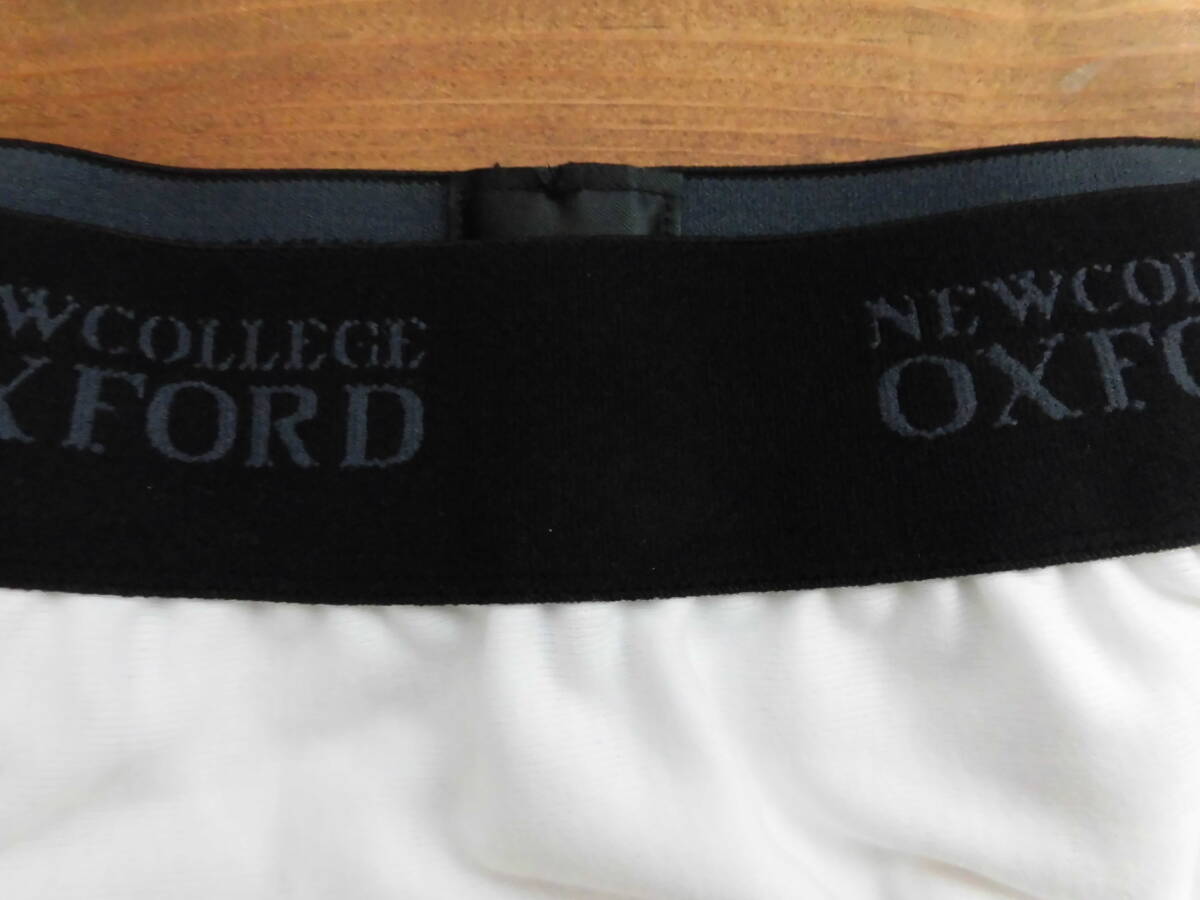 レトロ　日本製　NEW　COLLEGE　OXFORD　ビキニブリーフ　パンツ　メンズショーツ　3枚セット　白　未使用　長期保管品　２７０４_画像3