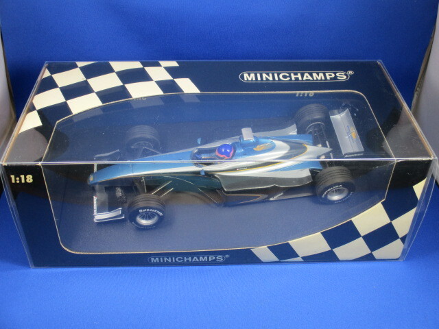 ★BAR 01 SUPERTEC Test car ジャック・ビルニューブ 1999 (180990120) 　 1/18 　 　 Minichamps製 　(管:MC-051)_画像10