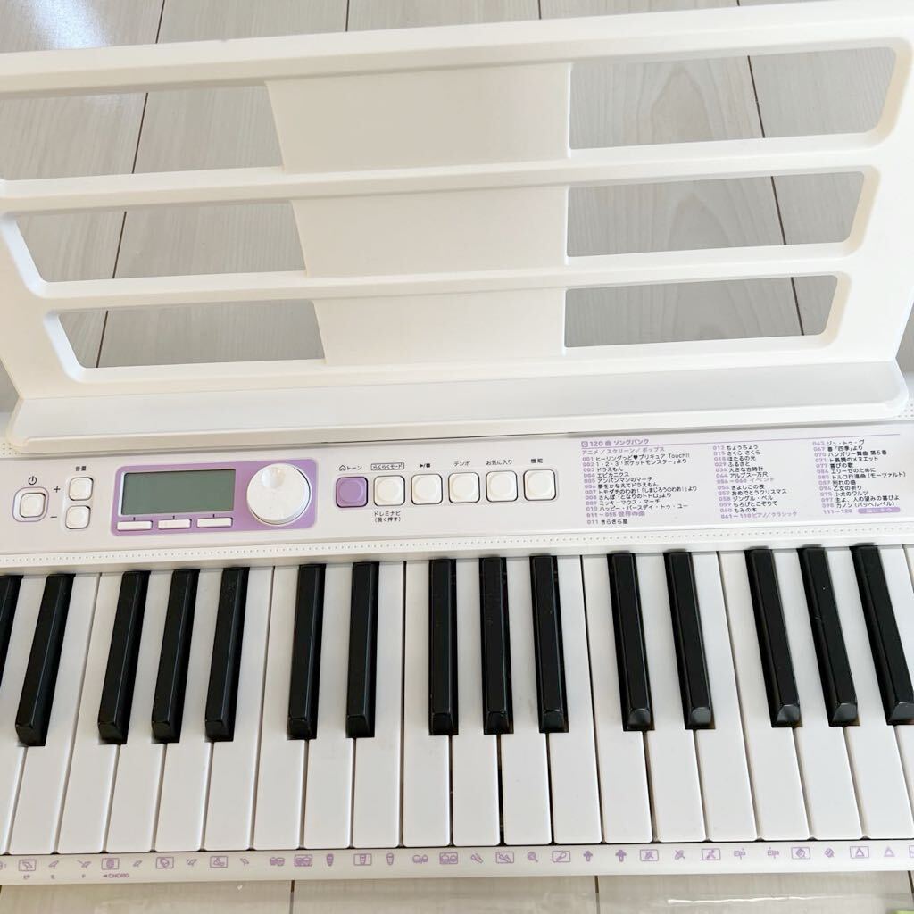 美品　送料無料　CASIO Casiotone 光ナビゲーション キーボード 61鍵盤 LK-315 _画像2