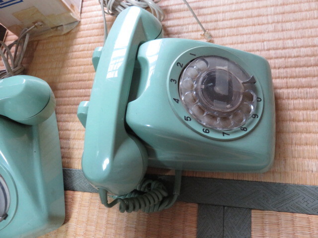 電話機 2台 昭和６０年 中古の画像2