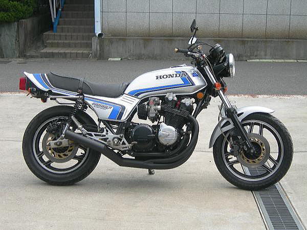 CB750F用 集合管 【 ゼス管ショートマフラー 3D曲 】 （新品）_画像1