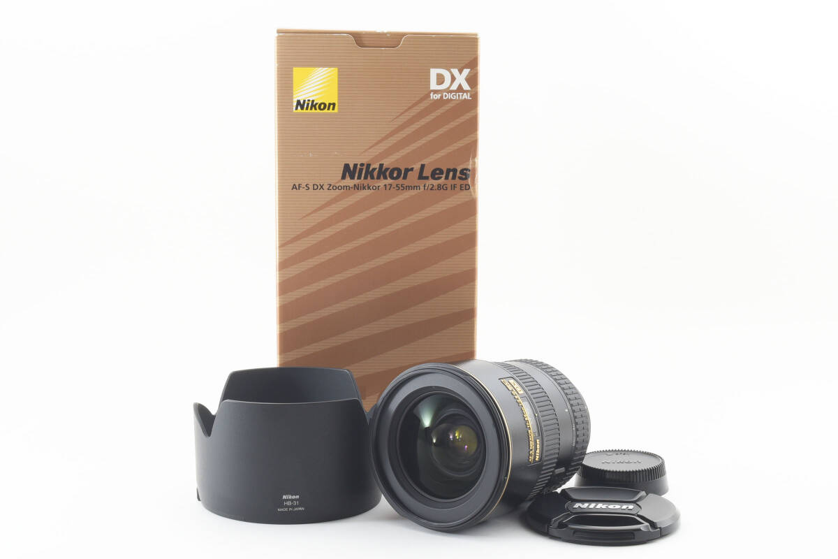 ★☆極上美品★ Nikon ニコン AF-S DX Zoom-Nikkor 17-55mm f/2.8G IF-ED ★清潔感溢れる綺麗な外観！光学カビ、クモリなし！＃240362_画像1