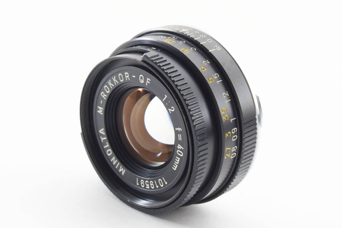 ★☆超美品★ ミノルタ MINOLTA M-ROKKOR-QF 40mm F2 ★ 清潔感溢れる綺麗な外観！光学カビ、クモリなし！#240370の画像2