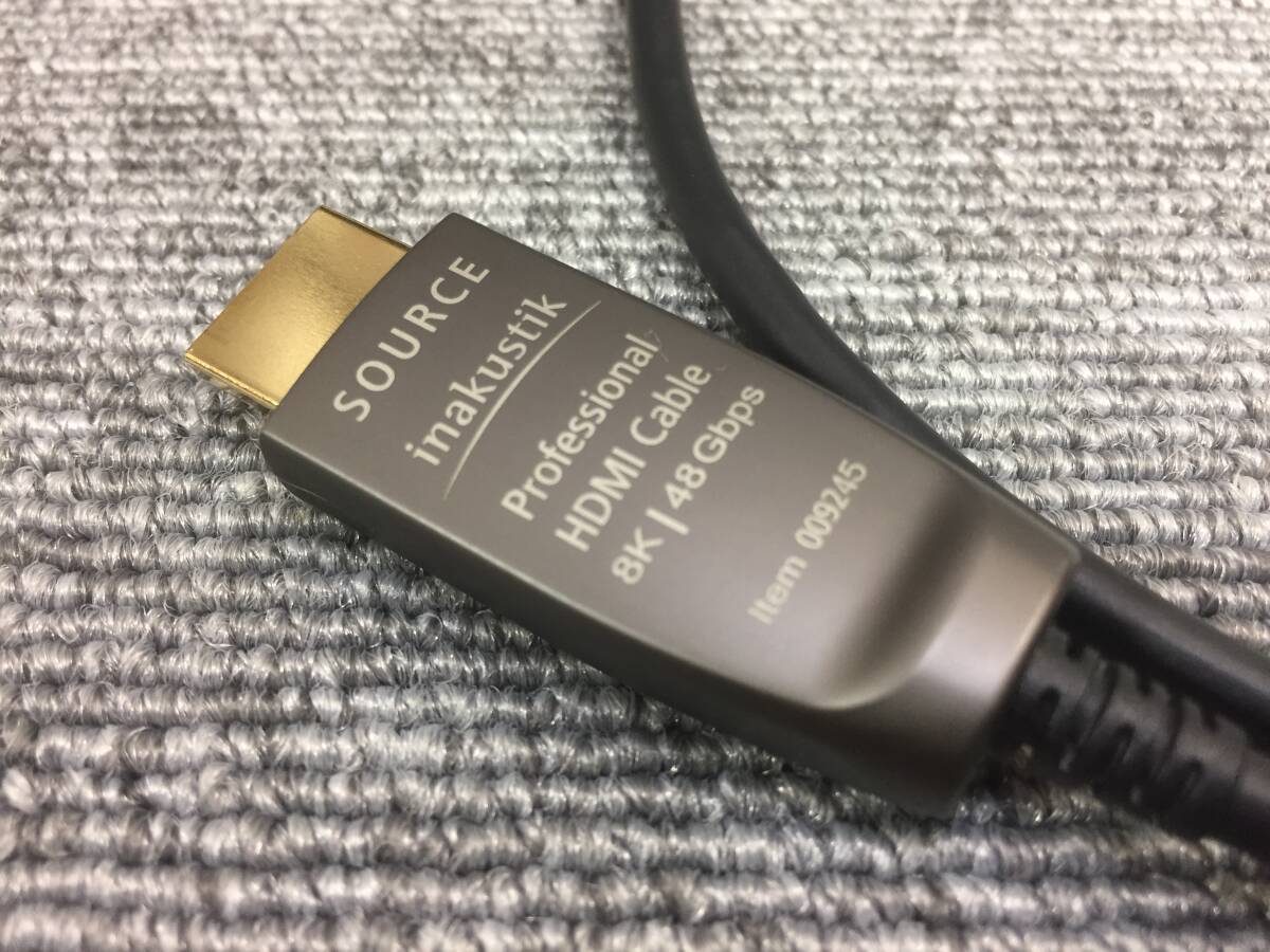 【USED】inakustik HDMI 2.1 OPTICAL FIBER CABLE [1m] 21U9042623433_画像2