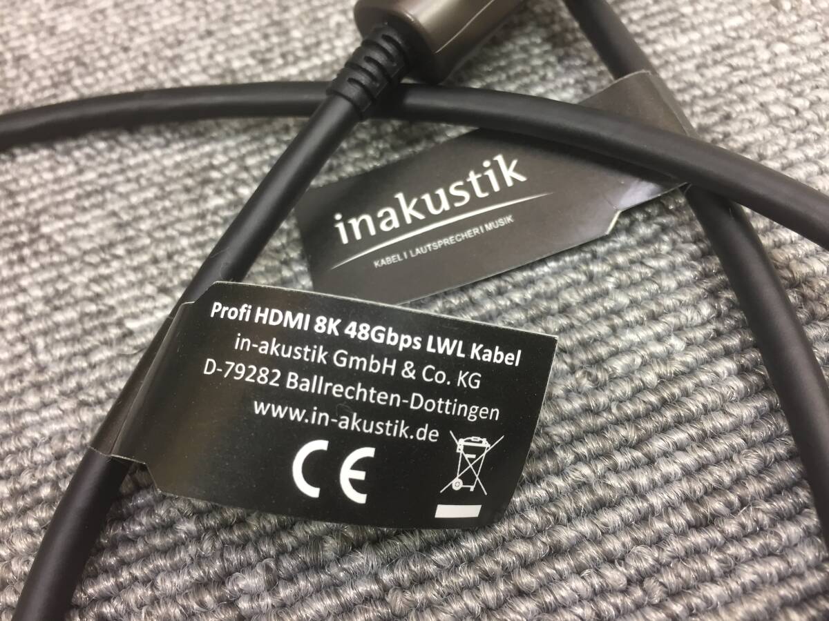 【USED】inakustik HDMI 2.1 OPTICAL FIBER CABLE [1m] 21U9042623433_画像4