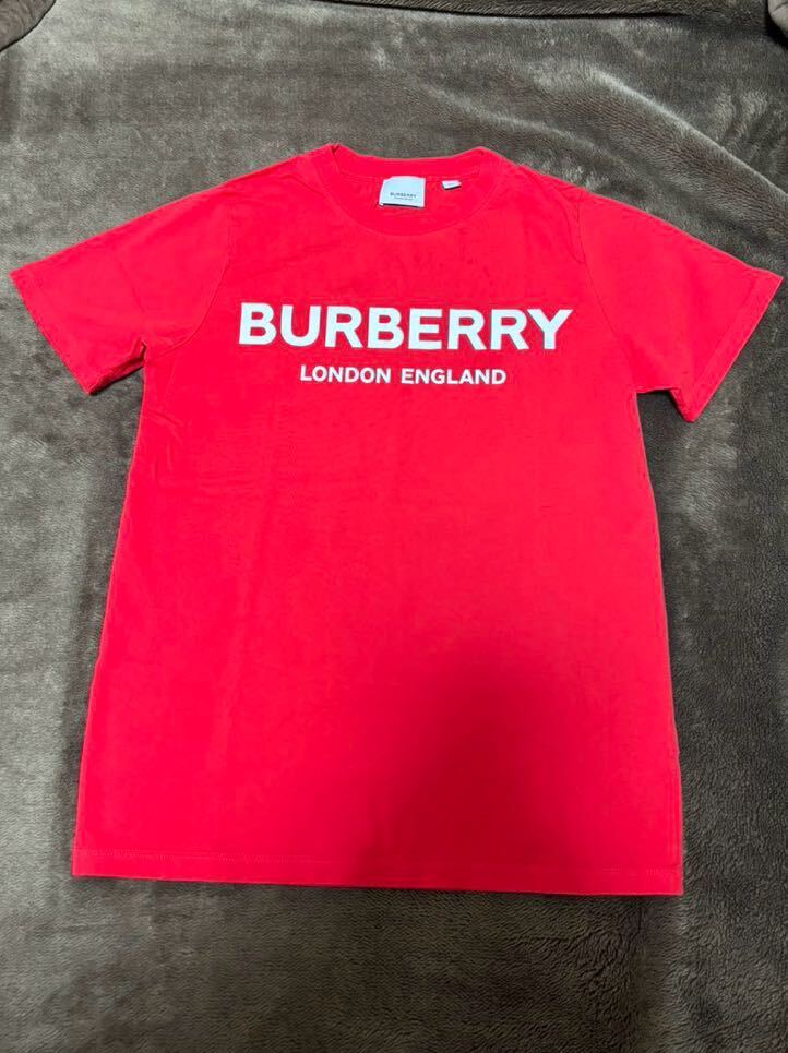 BurberryChildren 半袖Tシャツ 14Y 赤_画像1