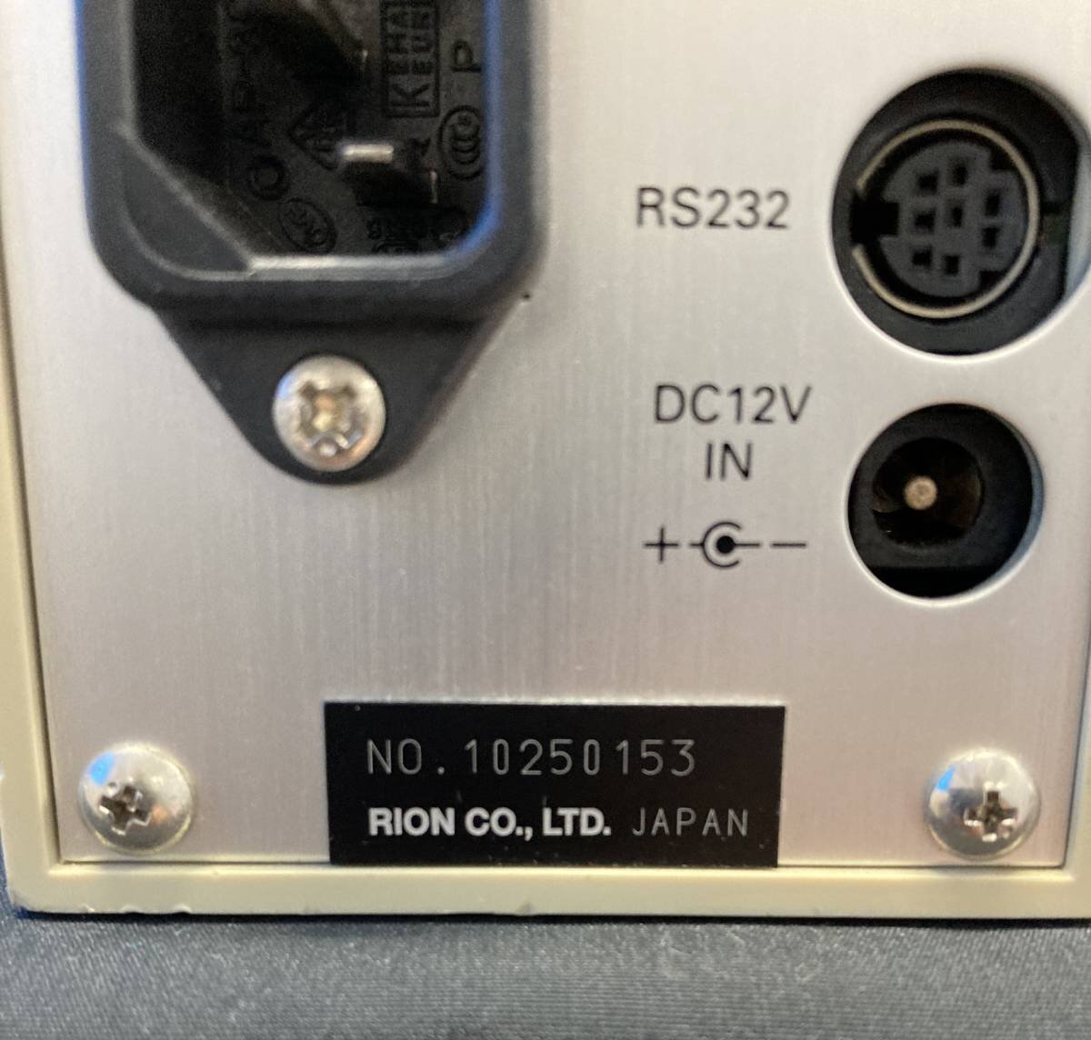 RION UV-12A DISPLAY UNIT リオン UV-12A UV05/UN04用表示ユニット [0153]_画像4