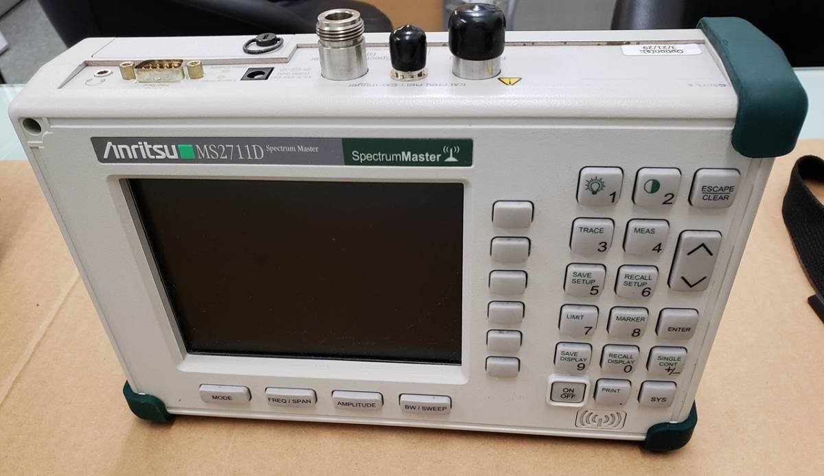 Anritsu MS2711D HandHeld Spectrum Master Analyzer ハンドヘルドスペクトラムアナライザ 100kHz～3GHz [8124]_画像2