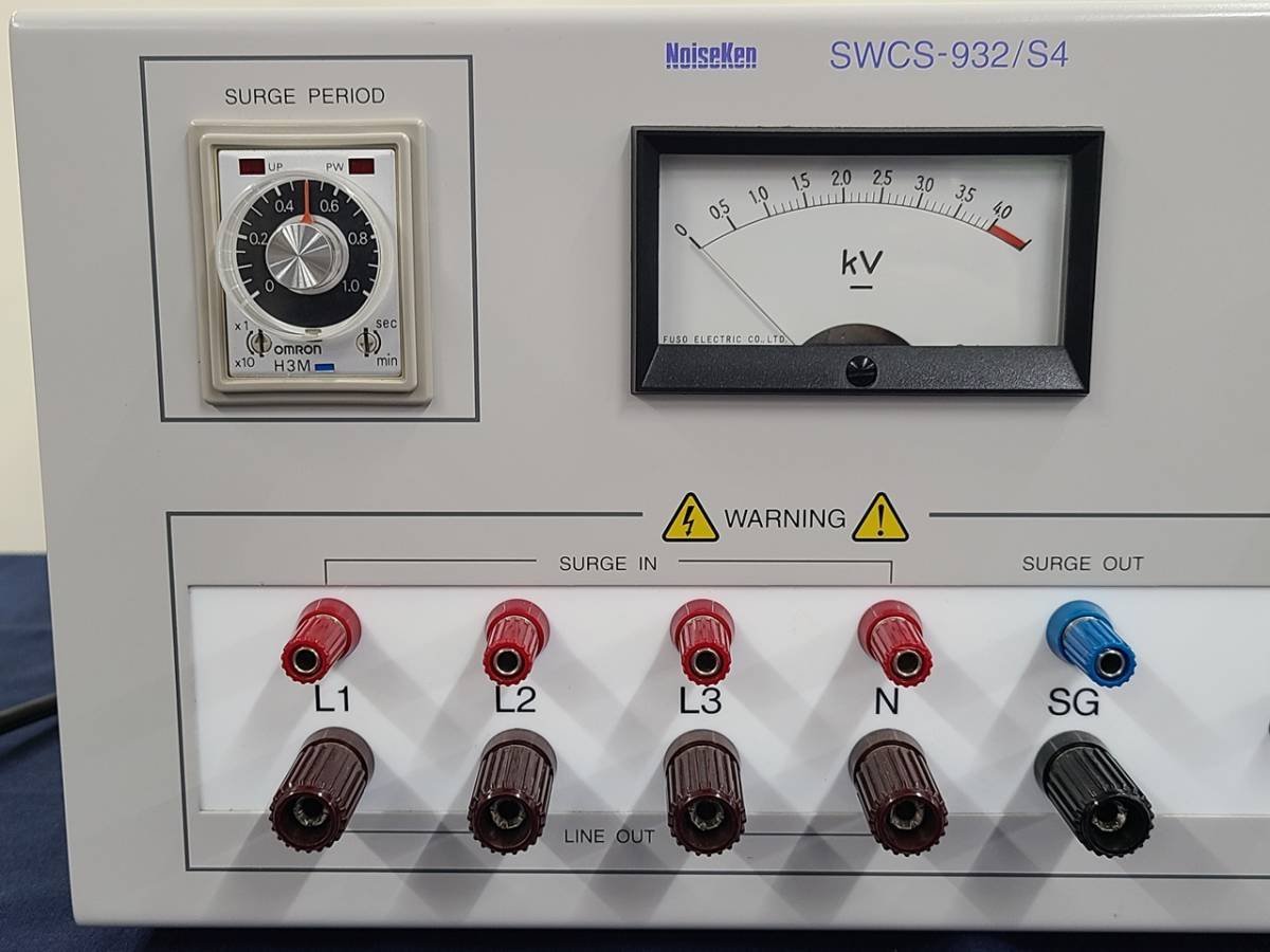 ノイズ研究所 SWCS-932/S4 減衰振動波許容度試験機 Noiseken SWCS-932/S4[0112]_画像3