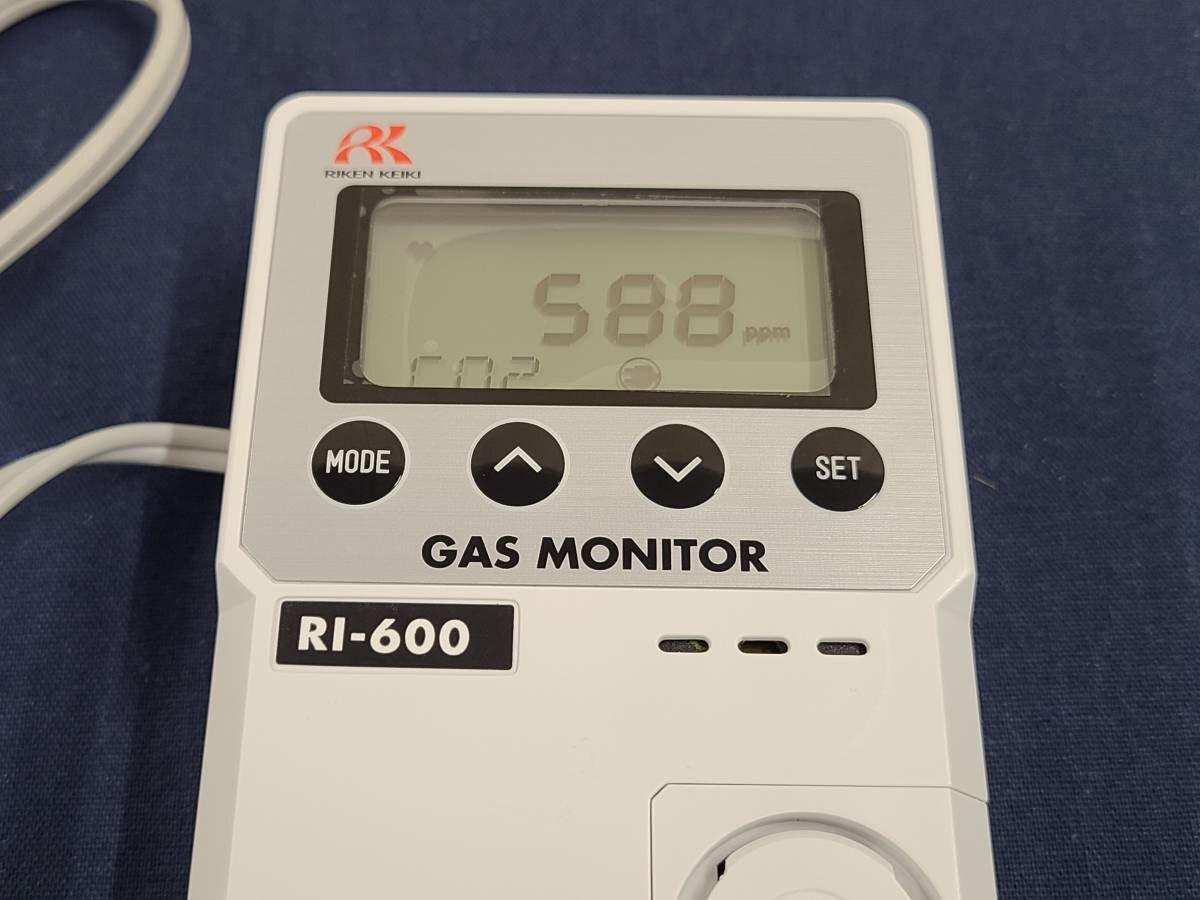 理研計器 RI-600 小型CO2モニタ RIKEN RI-600 GAS MONITOR [301-7]_画像3