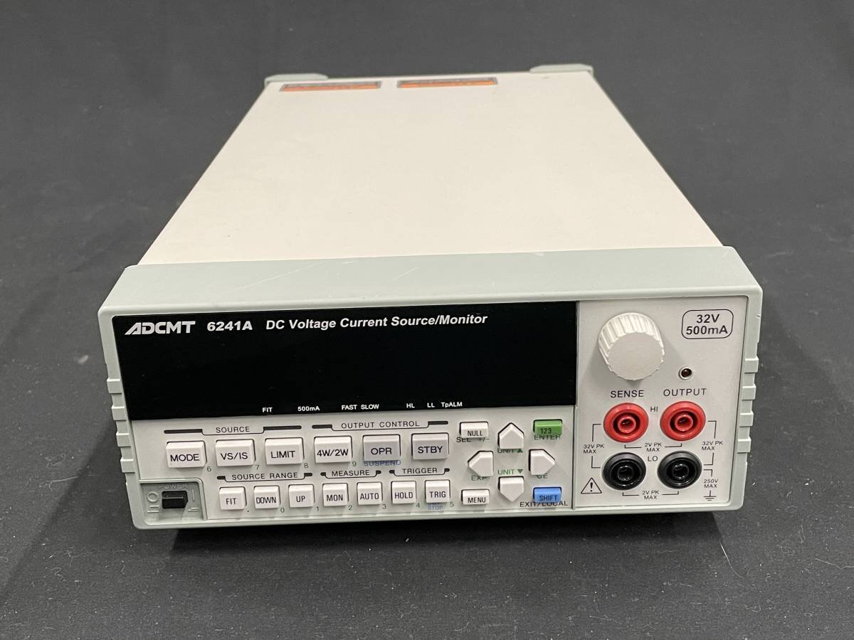 ADCMT 6241A DC Voltage Current Source / Monitor 直流電圧・電流源/モニタ [0123]_画像1