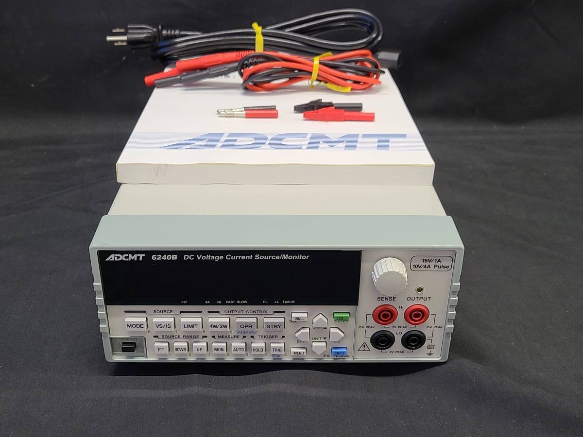 ADCMT 6240B DC Voltage Current Source/Monitor 直流電圧/電流発生器 6240B [0095]_画像1