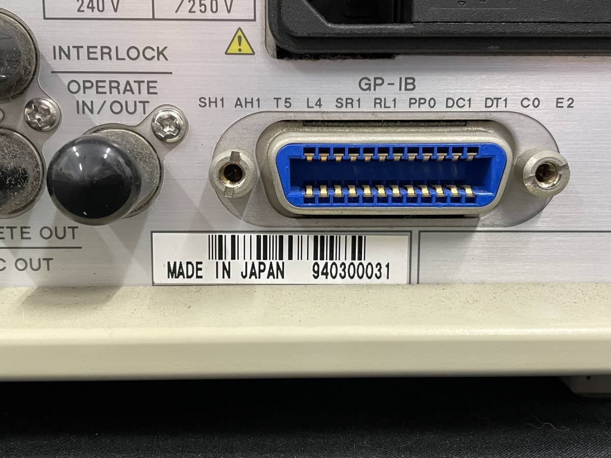 ADCMT 6240A DC VOLTAGE CURRENT SOURCE/MONITOR 直流電圧電流発生器 [0031]_画像4