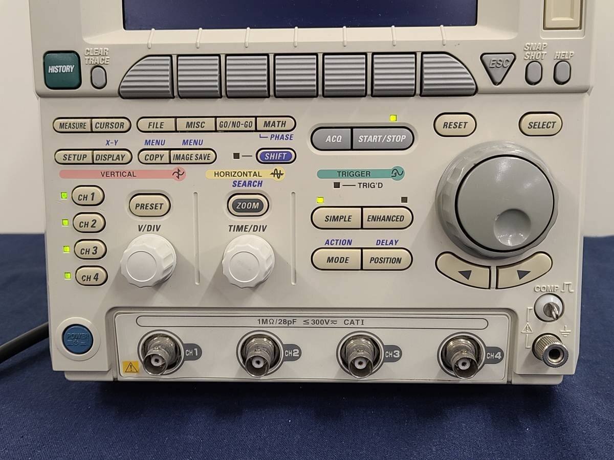 YOKOGAWA DL1640L DIGITAL OSCILLOSCOPE 横河計測 701620-AC-M-J3/B5/P4/C1/F7/7N デジタルオシロスコープ [5761]_画像4