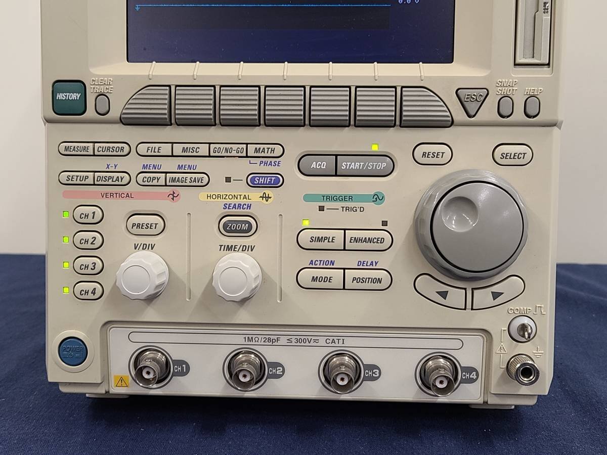 YOKOGAWA DL1640L DIGITAL OSCILLOSCOPE 横河計測 701620-AC-M-J1/B5/P4/C10/F7/7N デジタルオシロスコープ [7549]_画像4