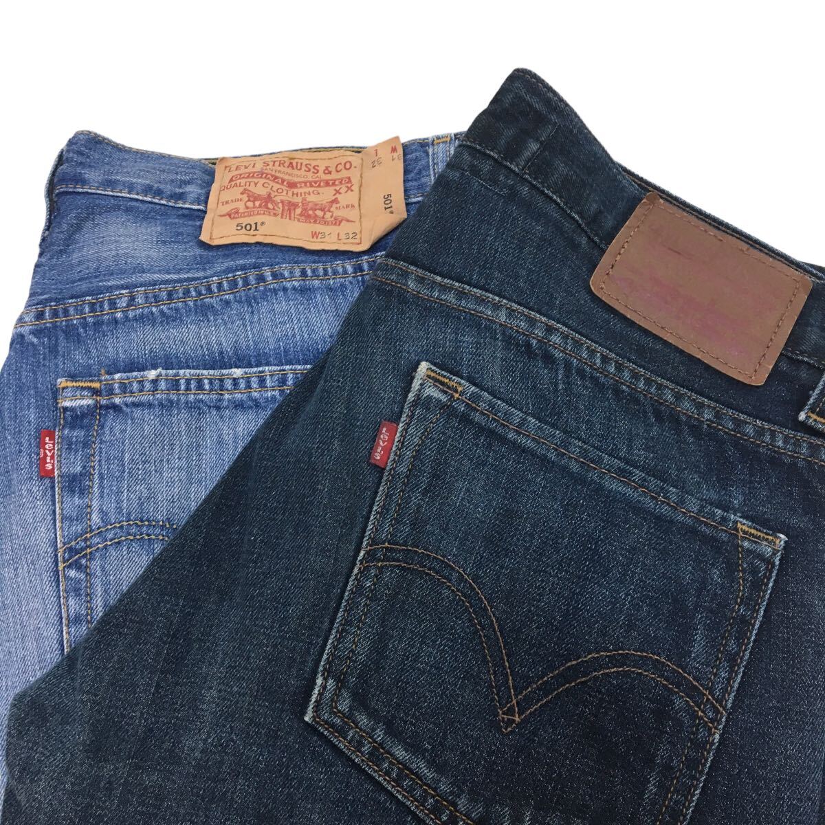 D13 デニム 10本 まとめ売り 大量 Levi's リーバイス 501 502 511 702他 濃紺 ハーフ 含む デニムパンツ ジーパン ジーンズ メンズ 卸売_画像4