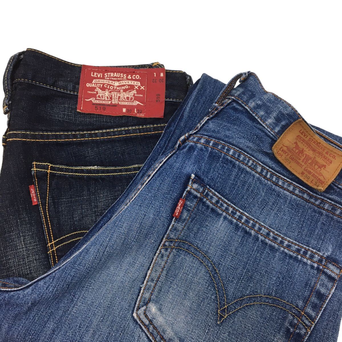 D19 デニム 10本 まとめ売り 大量 Levi's リーバイス 501 503 508 511 他 濃紺 ハーフ 含む デニムパンツ ジーパン ジーンズ メンズ 卸売_画像3