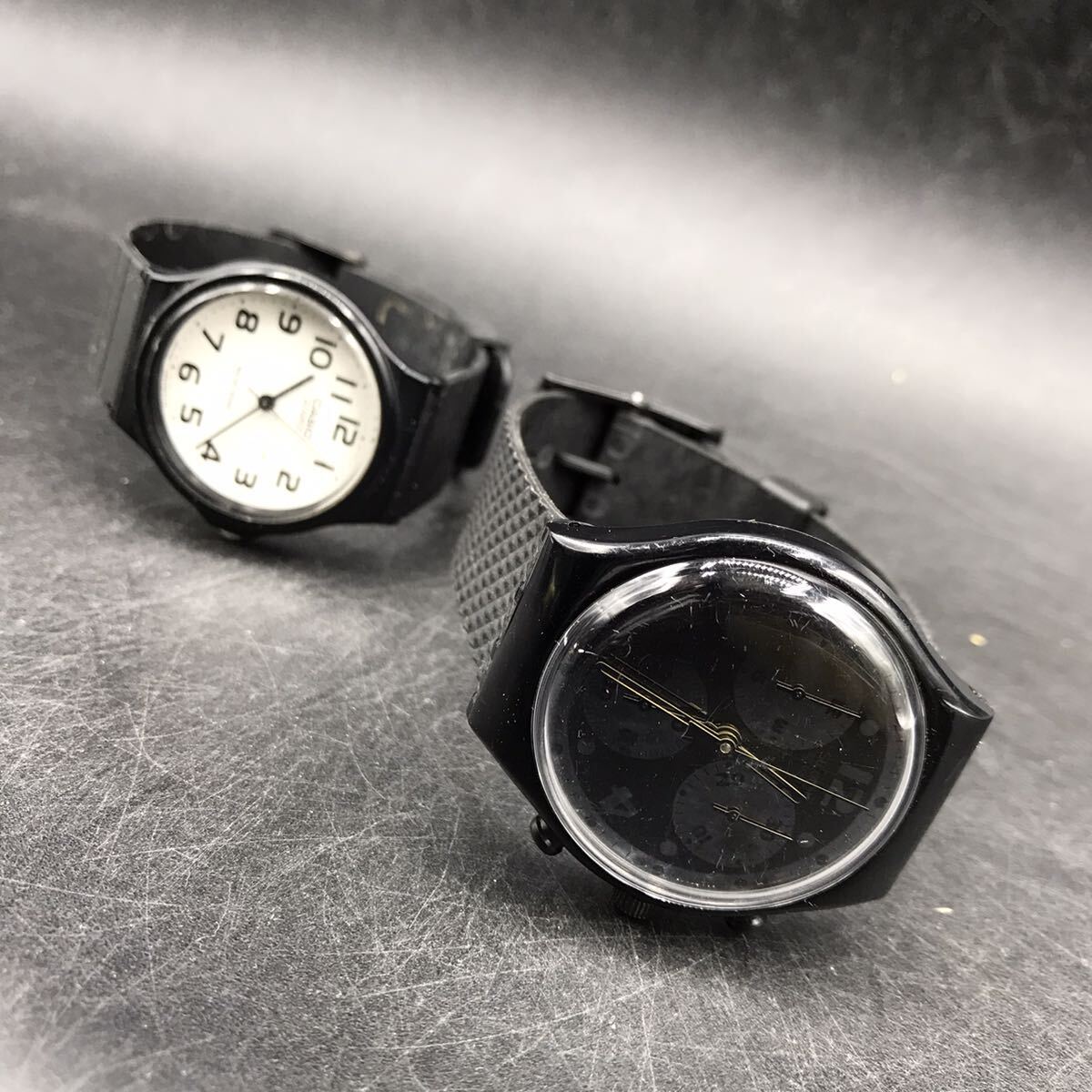 M414 swatch スウォッチ 腕時計 10本 まとめ売り クロノグラフ アナログ クォーツ デイト スケルトン TOKYO 2020 まとめ 卸 良品あり_画像7
