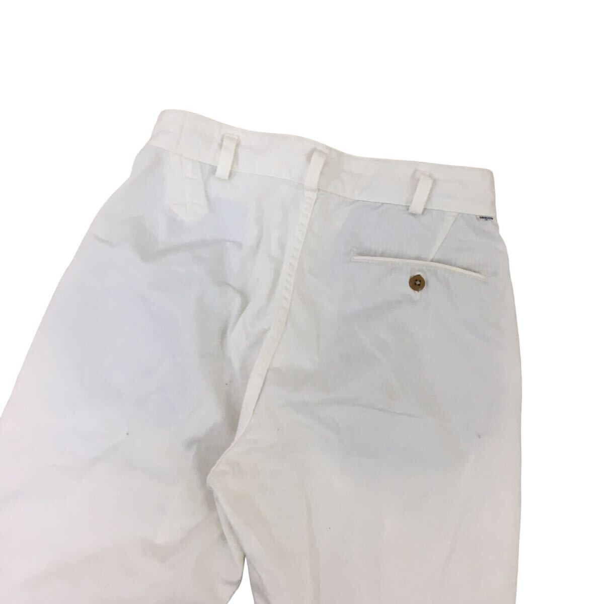 D523 日本製 orSlow オアスロウ パンツ ズボン ボトムス ホワイトパンツ コットン 綿100% ホワイト メンズ S_画像6