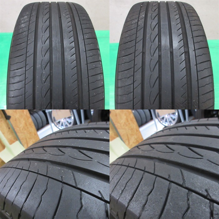 無限 MDA オデッセイ 225/50R18 夏タイヤ 50%-70%山 ヨコハマ ADVAN dB decibel 4本 5穴PCD114.3 7.5J +50 ヴェゼル エリシオン 中古新潟の画像10