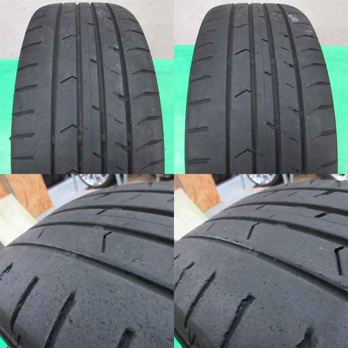 アイシス純正 205/55R16 夏タイヤ 50%-60%山 グッドイヤー EAGLE RVF 4本 5穴PCD114.3 6.5J +45 ヴォクシー オーリス トヨタ純正 中古新潟の画像9