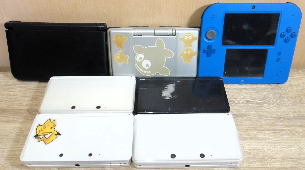 【ジャンク】Nintendo 任天堂 DS 3DS 3DSLL 2DS 本体 ７台 まとめ