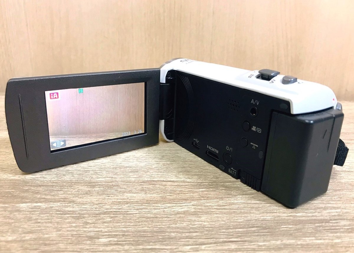 【中古】Panasonic パナソニック HC-V480MS FULLHD デジタルハイビジョンビデオカメラ ホワイト 2018年製_画像8